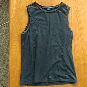 Banana Republic Plain Black Tank Top Size S